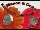 Baptêmes Manon et Océane