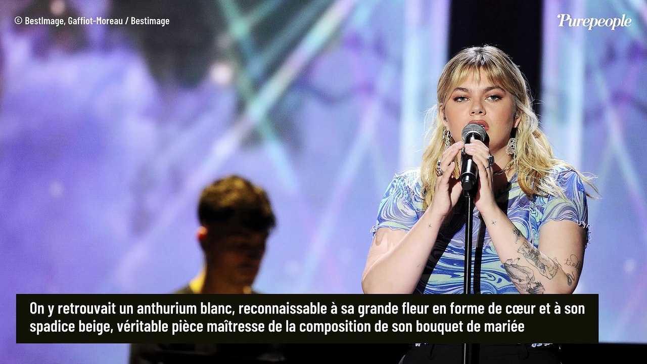 Mariage de Louane et Florian en Provence : de nouvelles photos partagées, des fleurs bien spécifiques ont été choisies par la chanteuse