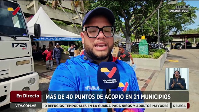 Anzoátegui | Activan más de 40 centros de acopio para ayudar a afectados por el sismo