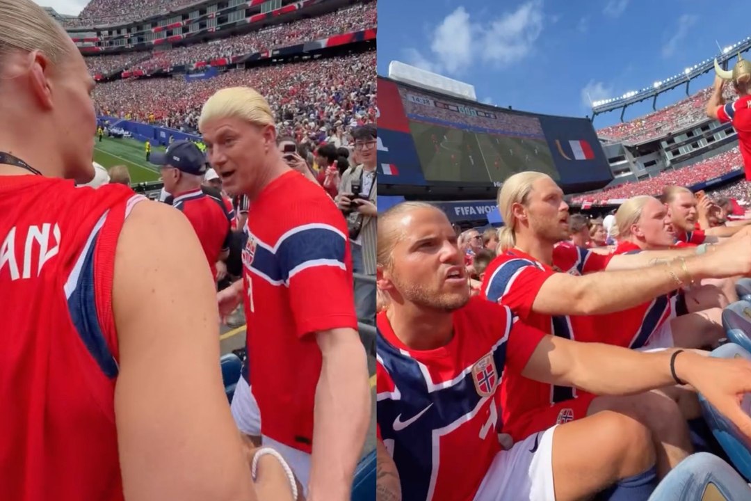 Channing Tatum surprises Norway fans by joining Erling Haaland lookalikes during World Cup match