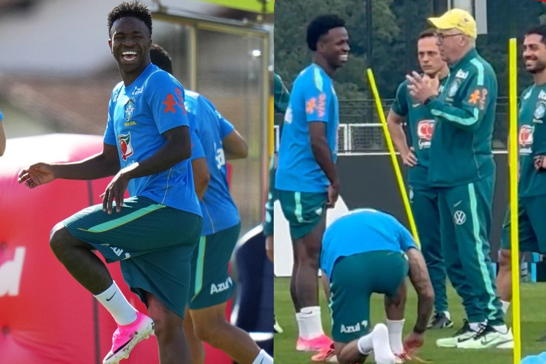 Vinicius Jr. can't stop smiling, and Brazil fans think his best game is about to come in the Round of 32
