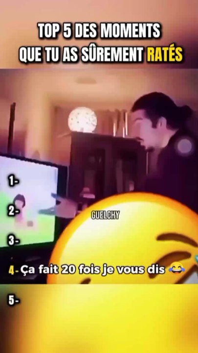 TOP 5 DES MOMENTS QUE TU AS SÛREMENT RATÉS | PARTIE 24