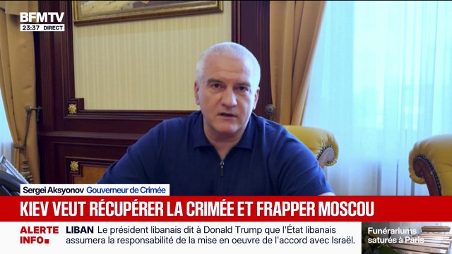 Frappes ukrainiennes: le gouverneur de Crimée déclare que l'état d'urgence sera décrété dans la région