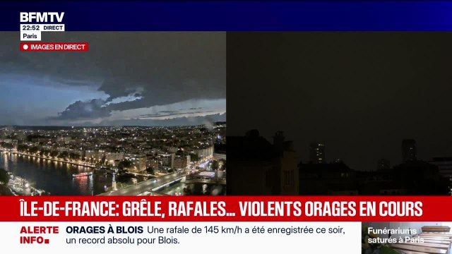 Île-de-France : grêle, rafales… violents orages en cours - 27/06