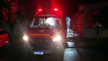 Mulher é atingida por escora na cabeça no Cascavel Velho