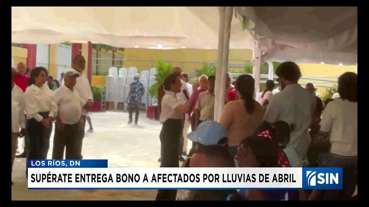 Supérate entrega bono a afectados por lluvias de abril | Noticias SIN