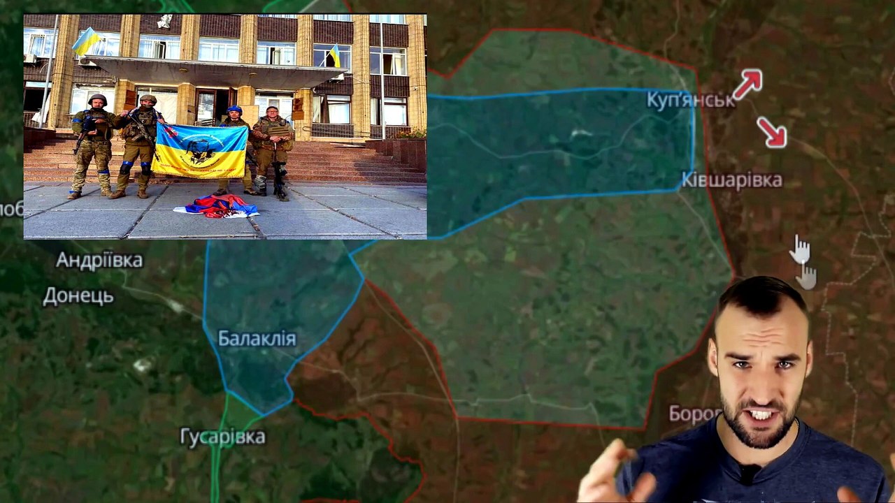 Izium has been liberated. Front line has collapsed.