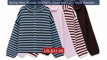 Spring New Arrivals Women's Loose and Lazy Style Sweater Card... -- Amazing Value 2026 | Must Have!