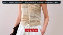 FSLE【Premium Series】 2026 Summer Women's Relaxed Fit Knitted Vest ... -- Best Deal 2026 | Shop Now!