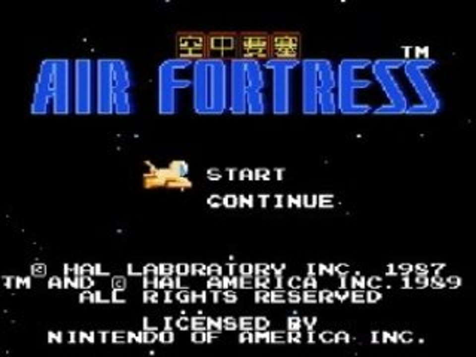 Air Fortress (NES)