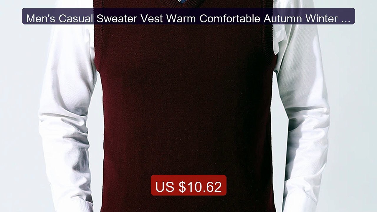 Men's Casual Sweater Vest Warm Comfortable Autumn Winter Fashion O... -- Best Deal 2026 | Shop Now!