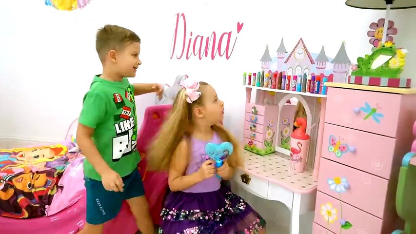 Diana and Roma staged a chocolate challenge