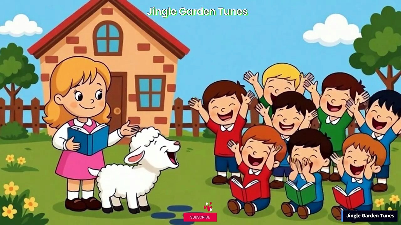 Mary Had a Little Lamb _ Classic Nursery Rhyme for Kids _ Jingle Garden Tunes