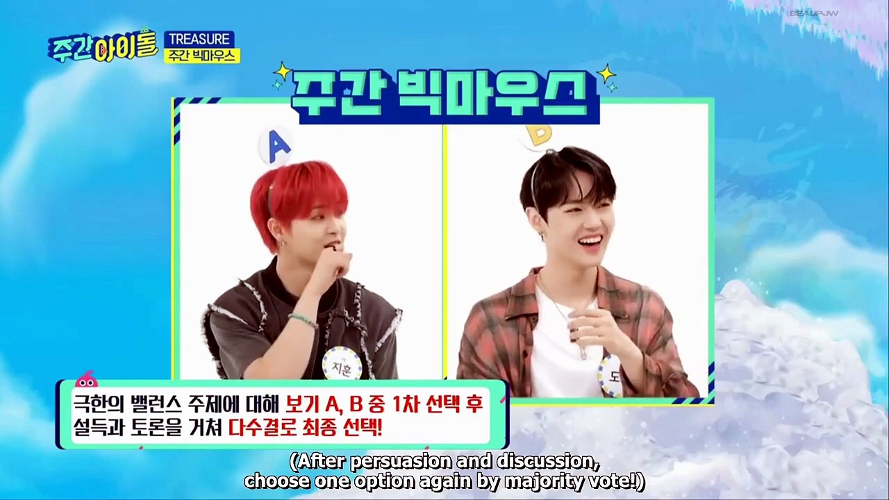 Weekly Idol Episode 620 Treasure T5 Eng Sub