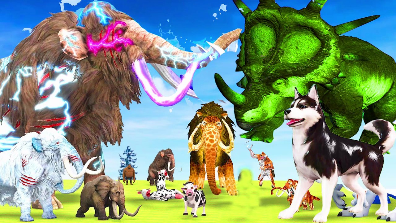 Incredible Animals Race vs Dinosaurs vs Prehistoric Mammals Speed Race RuN Who Will Win ARBS thumnail