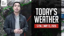 Today's Weather, 5 P.M. | May 13, 2026
