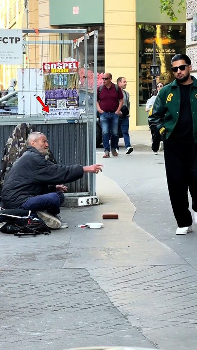 This homeless man’s reaction made me cry 🥹💔