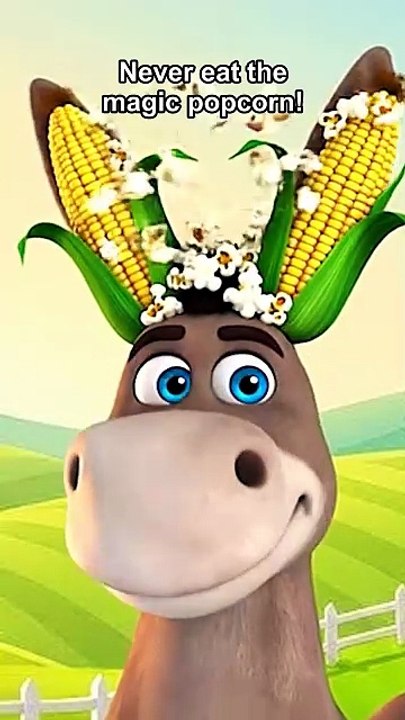 Never eat the magic popcorn! 🚫🍿 #donalddonkey