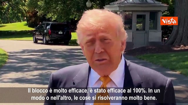 Trump: L'Iran non avrà mai arma nucleare, noi non giochiamo