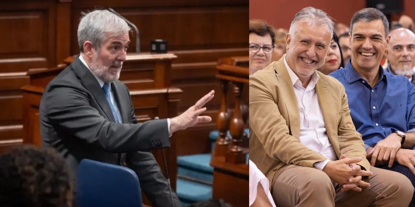 El presidente de Canarias estalla contra Pedro Sánchez y el ministro  Torres: "La deslealtad y las mentiras no las olvidaré"