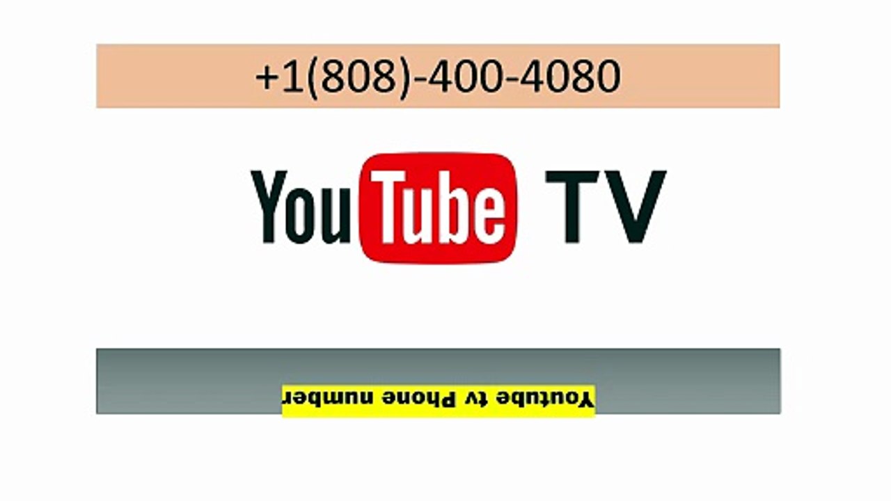 Contact YouTube TV Customer Service/Support - 808@@HELPDEsK