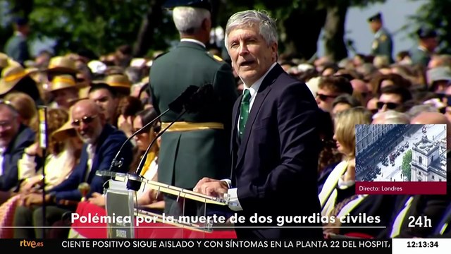 Monumental pitada a Marlaska en la Academia de Baeza al decir que está rabioso por los dos guardias civiles de Huelva