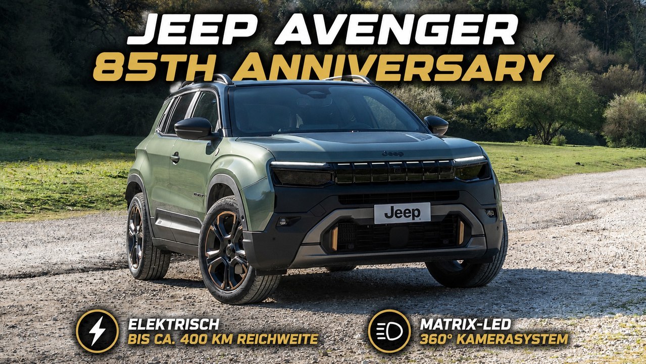Jeep Avenger 85th Anniversary 2027 im Detail vorgestellt