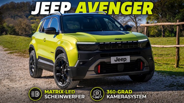 2027 Jeep Avenger Facelift: Mehr Style für den Elektro-SUV