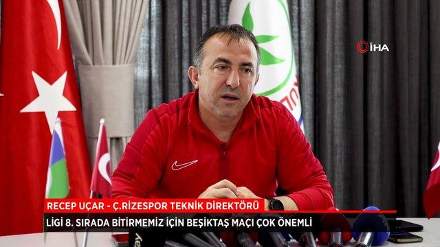 Recep Uçar'dan Beşiktaş maçı açıklaması: Ligi 8. sırada bitirmemiz için çok önemli