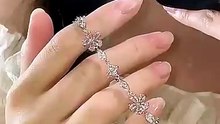 🦋 Elegant Butterfly Bracelet for Women – Adjustable Cherry Blossom Jewelry