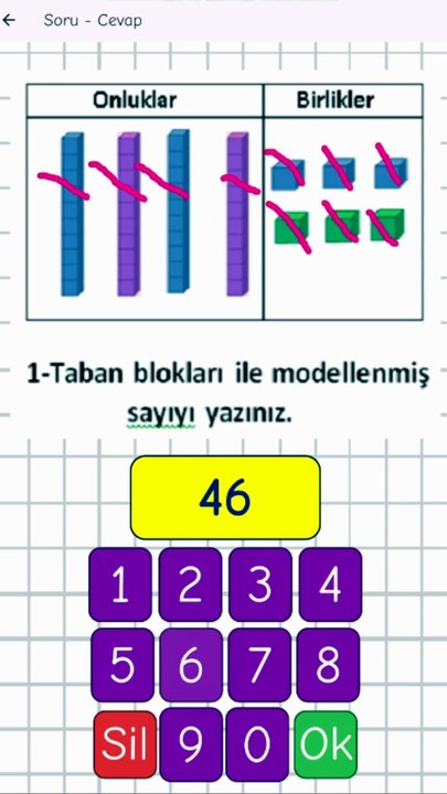 1.1- Modelleme İle Sayıların Gösterimi - 2. Sınıf Matematik #Shorts
