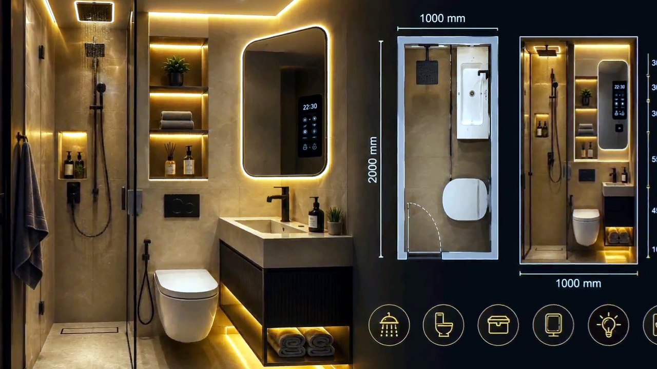 What does a luxury modern bathroom look like in 2026