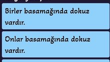 1.4- Sayılarda Basamak Adları - 2. Sınıf Matematik #Shorts