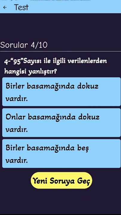 1.4- Sayılarda Basamak Adları - 2. Sınıf Matematik #Shorts