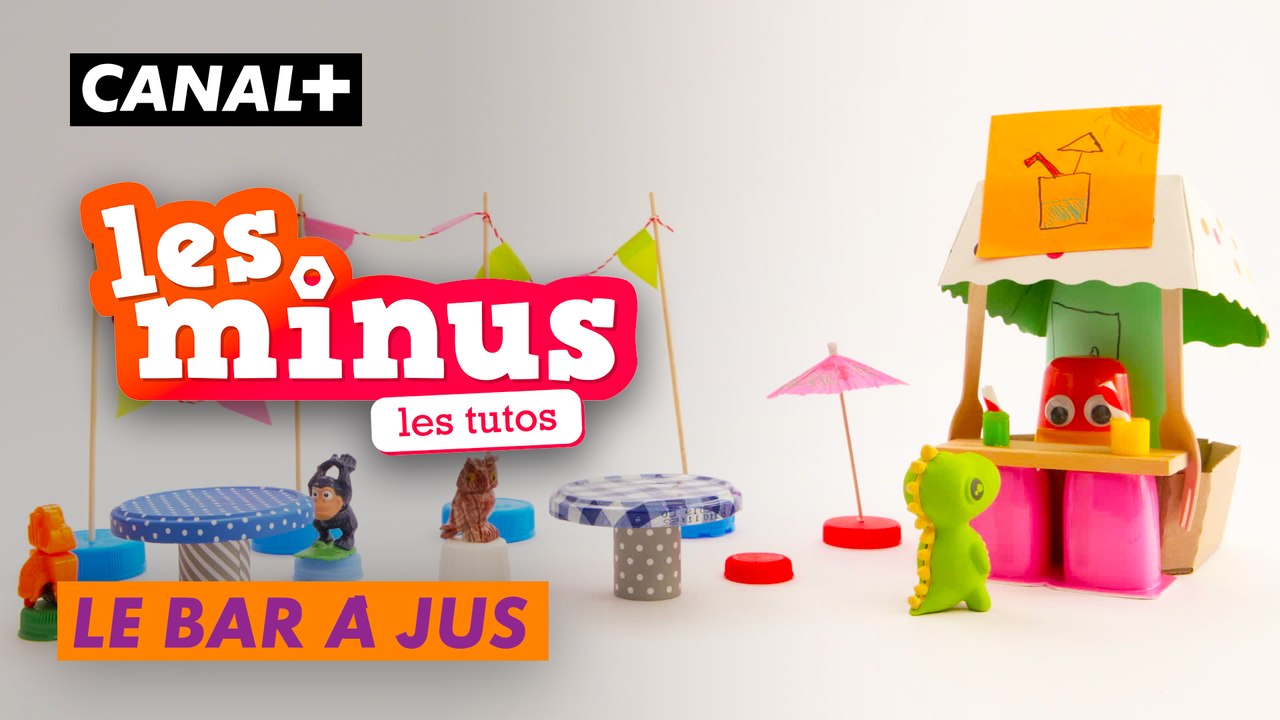 Prêts à vous rafraîchir avec les Minus ? 🧃Mission du jour : fabriquer un bar à jus ! 🍊🔧