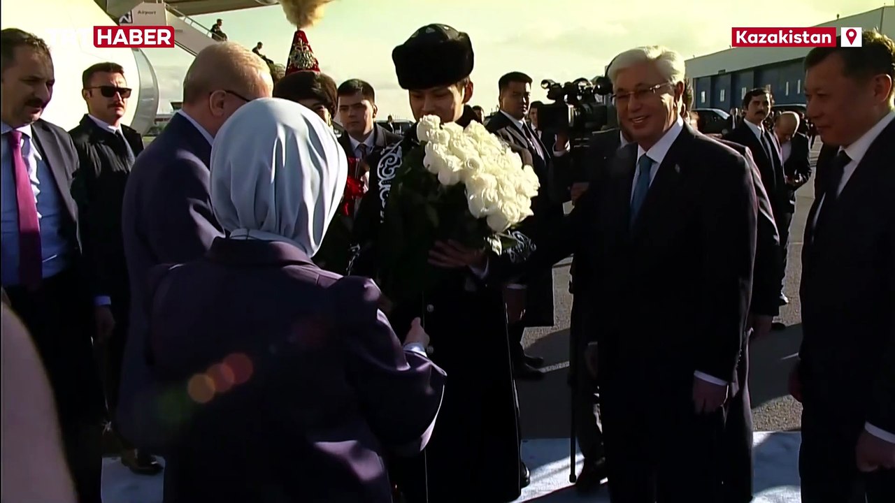 Cumhurbaşkanı Erdoğan Kazakistan'da