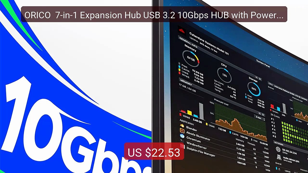 ORICO  7-in-1 Expansion Hub USB 3.2 10Gbps HUB with Power S... — Top Pick 2026 | Unbeatable Price!
