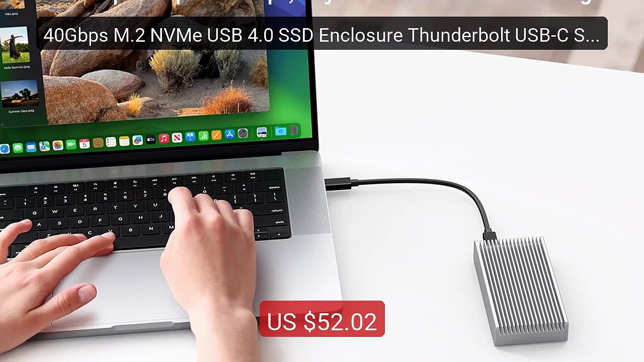 40Gbps M.2 NVMe USB 4.0 SSD Enclosure Thunderbolt USB-C SSD... — Top Pick 2026 | Unbeatable Price!