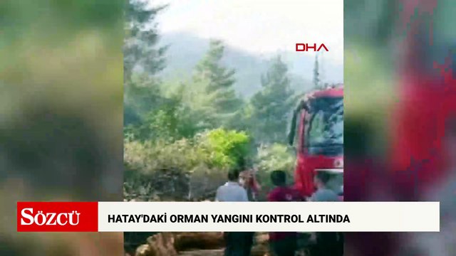 Hatay'daki orman yangını kontrol altında