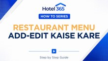 Restaurant Menu Add-Edit Kaise Kare