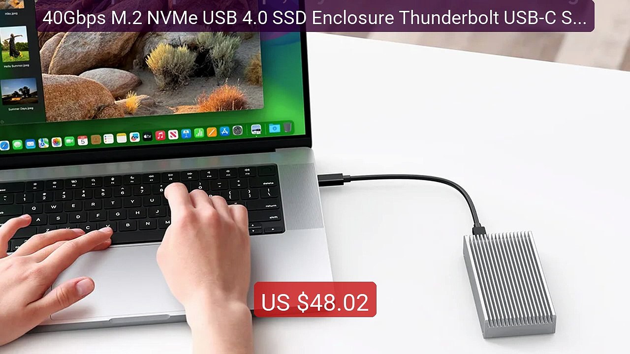 40Gbps M.2 NVMe USB 4.0 SSD Enclosure Thunderbolt USB-C SSD C... — Amazing Value 2026 | Must Have!