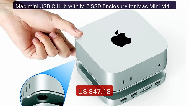 Mac mini USB C Hub with M.2 SSD Enclosure for Mac Mini M4/M4 ... — Amazing Value 2026 | Must Have!