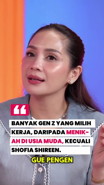 Nagita Slavina : Banyak gen Z yang milih kerja dibandingkan nikah muda