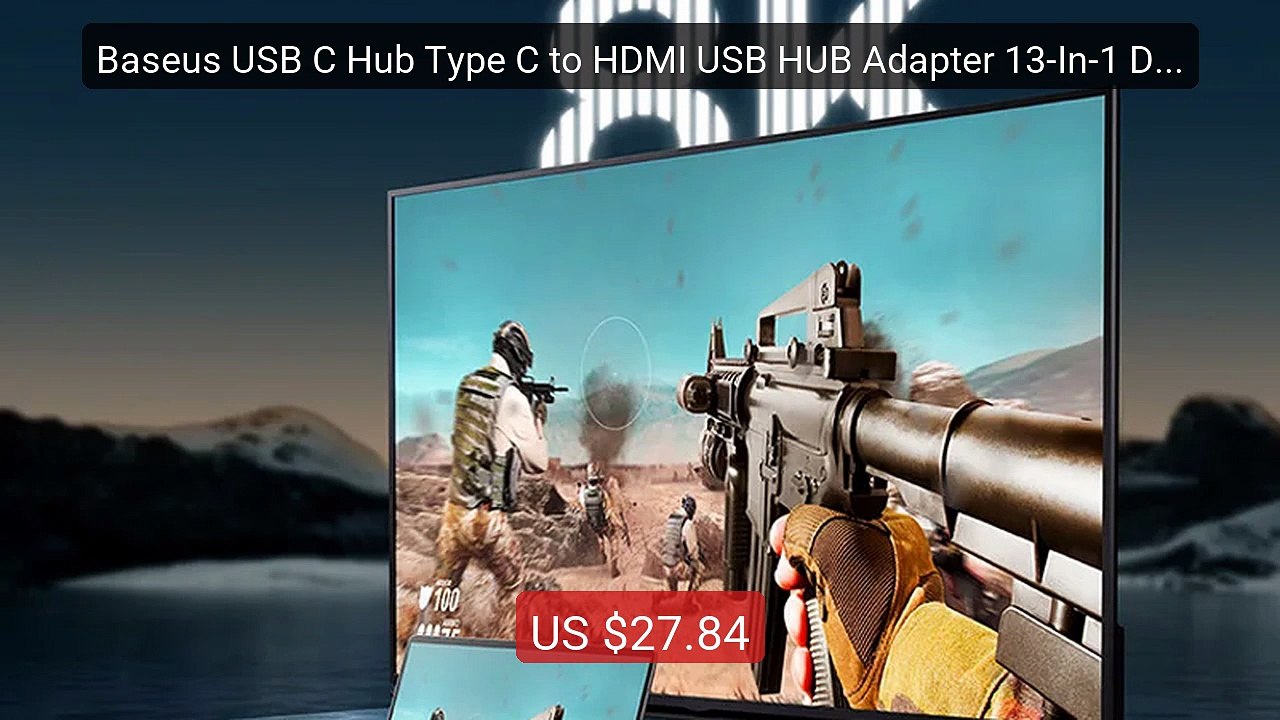 Baseus USB C Hub Type C to HDMI USB HUB Adapter 13-In-1 DP 4K 60Hz... — Best Deal 2026 | Shop Now!
