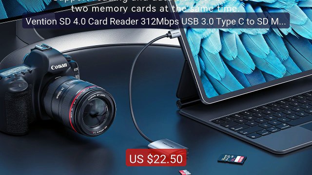 Vention SD 4.0 Card Reader 312Mbps USB 3.0 Type C to SD Micro... — Amazing Value 2026 | Must Have!