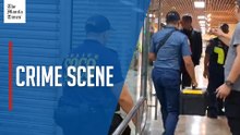 SOCO investigates Senate crime scene