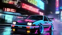 Toyota AE-86 TRUENO INITIAL D modern style