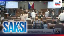 Sen. Padilla at Sen. Pangilinan, muling nagkatensyon malapit sa Senate lounge kanina | Saksi