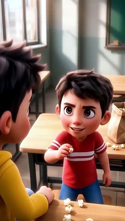 POPCORN BLAST 😂 #trendingreel #comedy #funnyreels #kidsfun #cartoon #funny #jokes