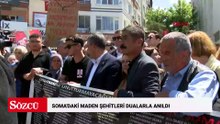 Soma'daki maden şehitleri dualarla anıldı